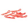 CR065 - Small Body Clips 1/10th Fluorecent Red (8)