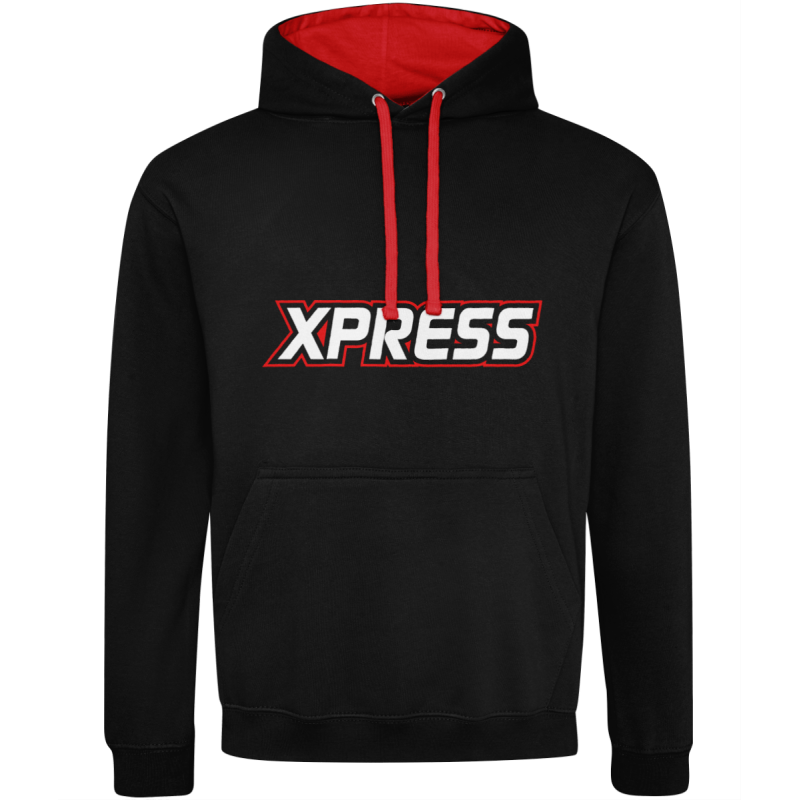 Delta Creations Xpress Logo Hoodie - Red Hood