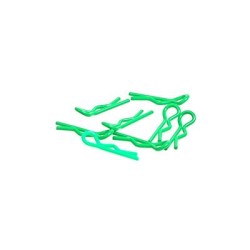 CR064 - Small Body Clips 1/10th Fluorecent Green (8)