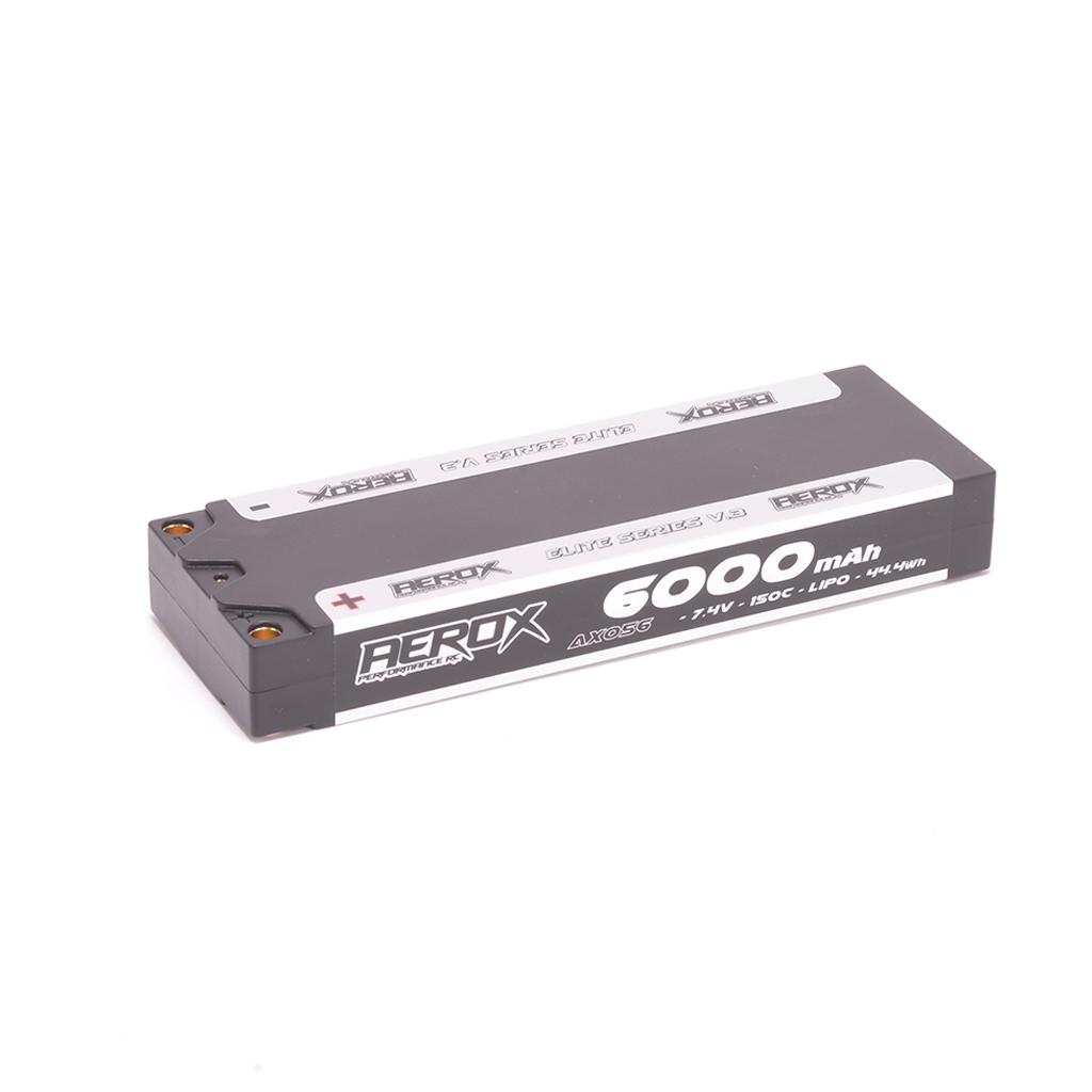 AX056 - AEROX ELITE LiPo 6000mAh Stick 7.4v 150C 19.5mm