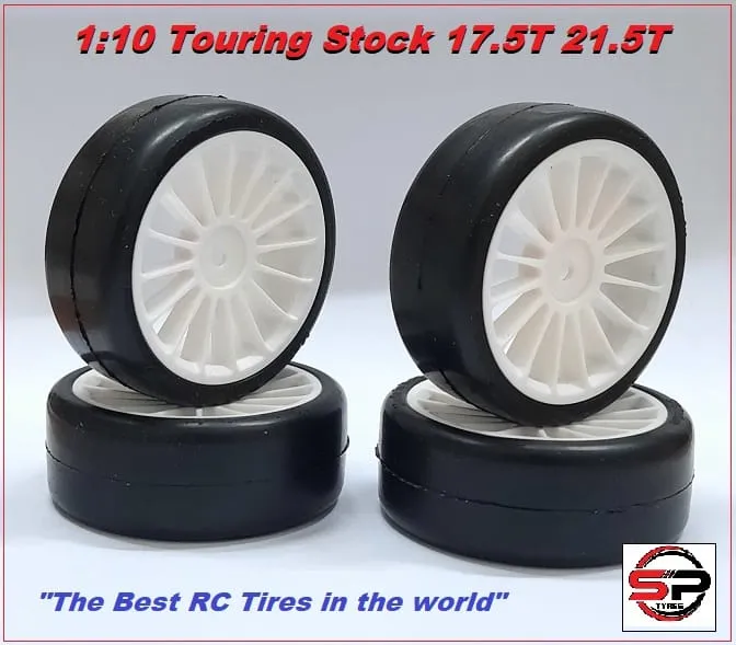 [SPEL030-M] SPEL030-M - SP Racing Multi-Spoke Tyres - Soft - Stock Class -Outdoor (4pk)