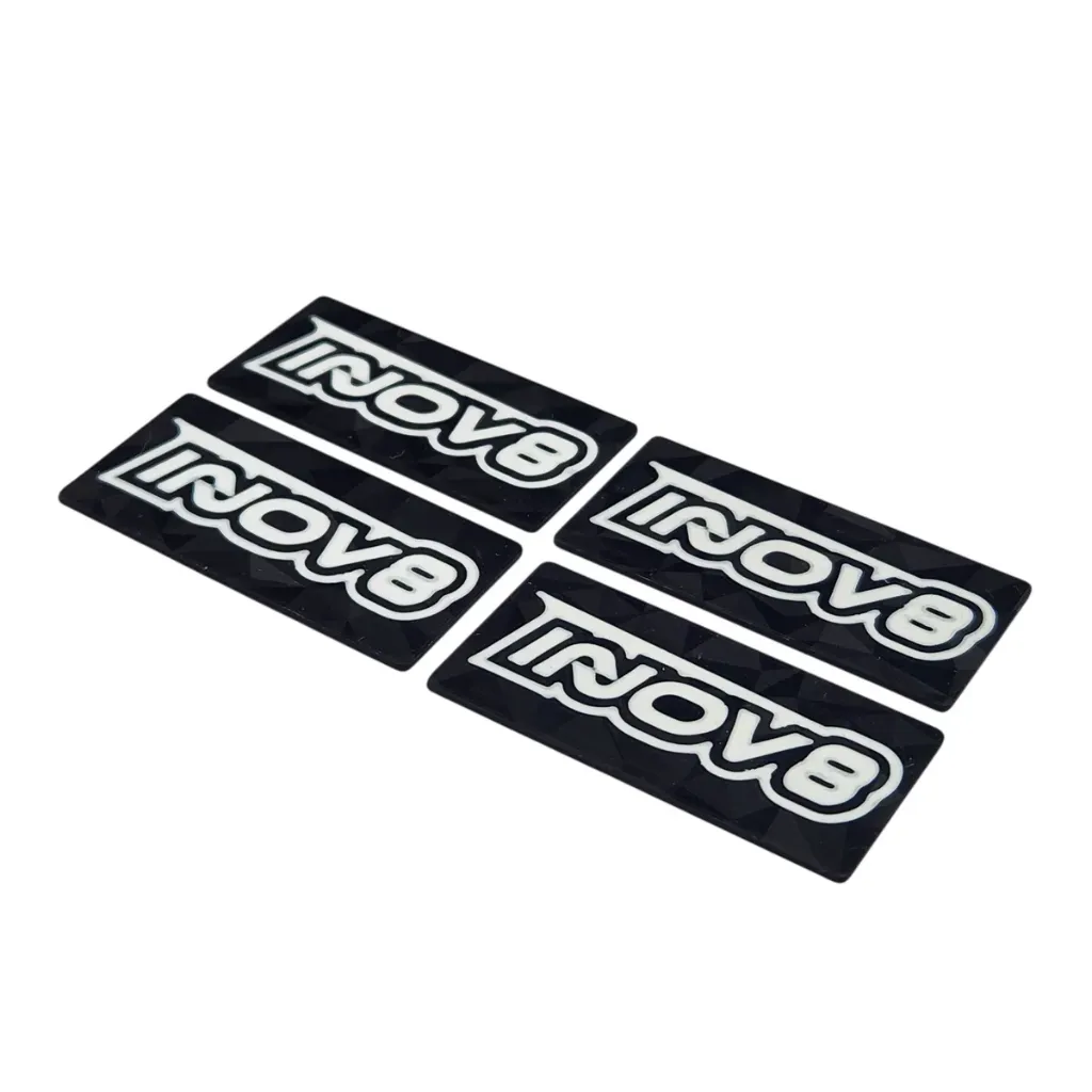 IN8-30004 - Inov8 3DX Wing Endplates for 1/10th EP - White Logo