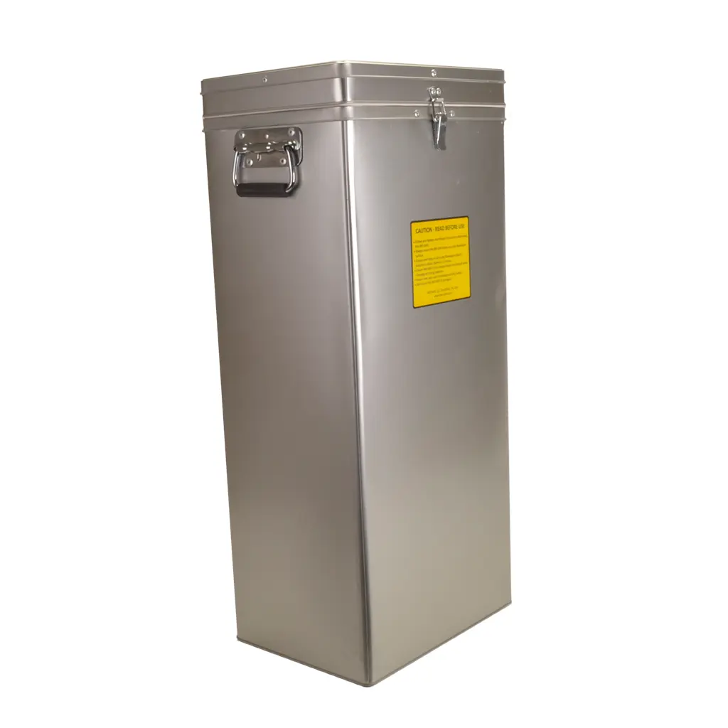 BSXX-1-S - BAT-SAFE XXL Silver LiPo Charging Safe Box