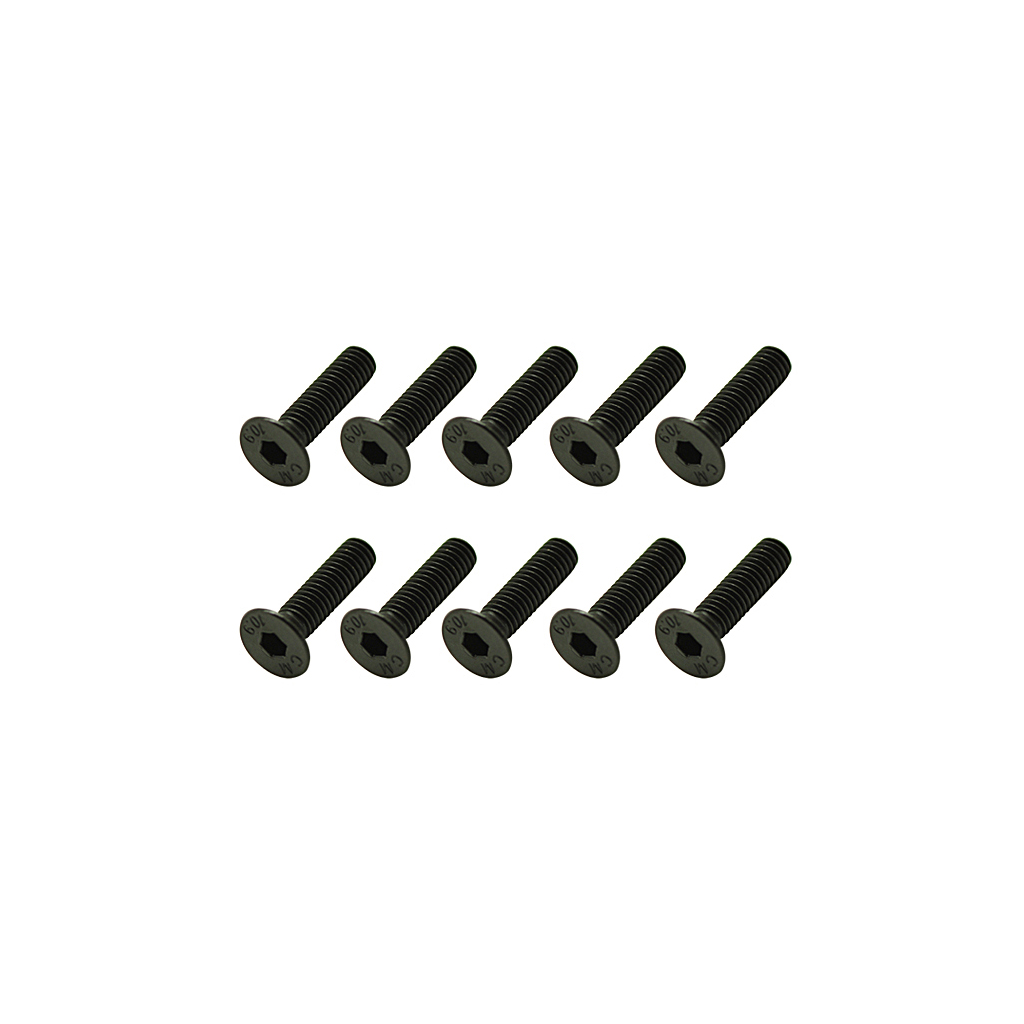 CR358 - Steel Csk Hex Screws M4x16 pk10