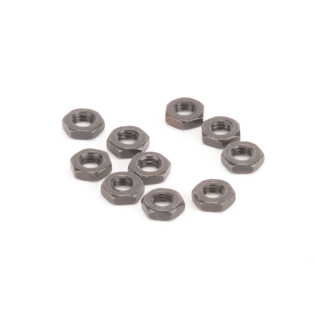 CR639 - CORE RC M3 Steel 1/2 Nut - Black - pk10