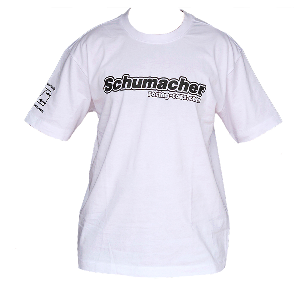 G1001XXXXL - Schumacher 'Mono' T-Shirt White - XXXXL
