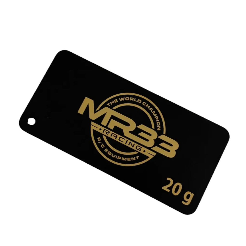 [MR33-BBW-20] MR33-BBW-20 - MR33 Brass Battery Weight Plate Short 20g