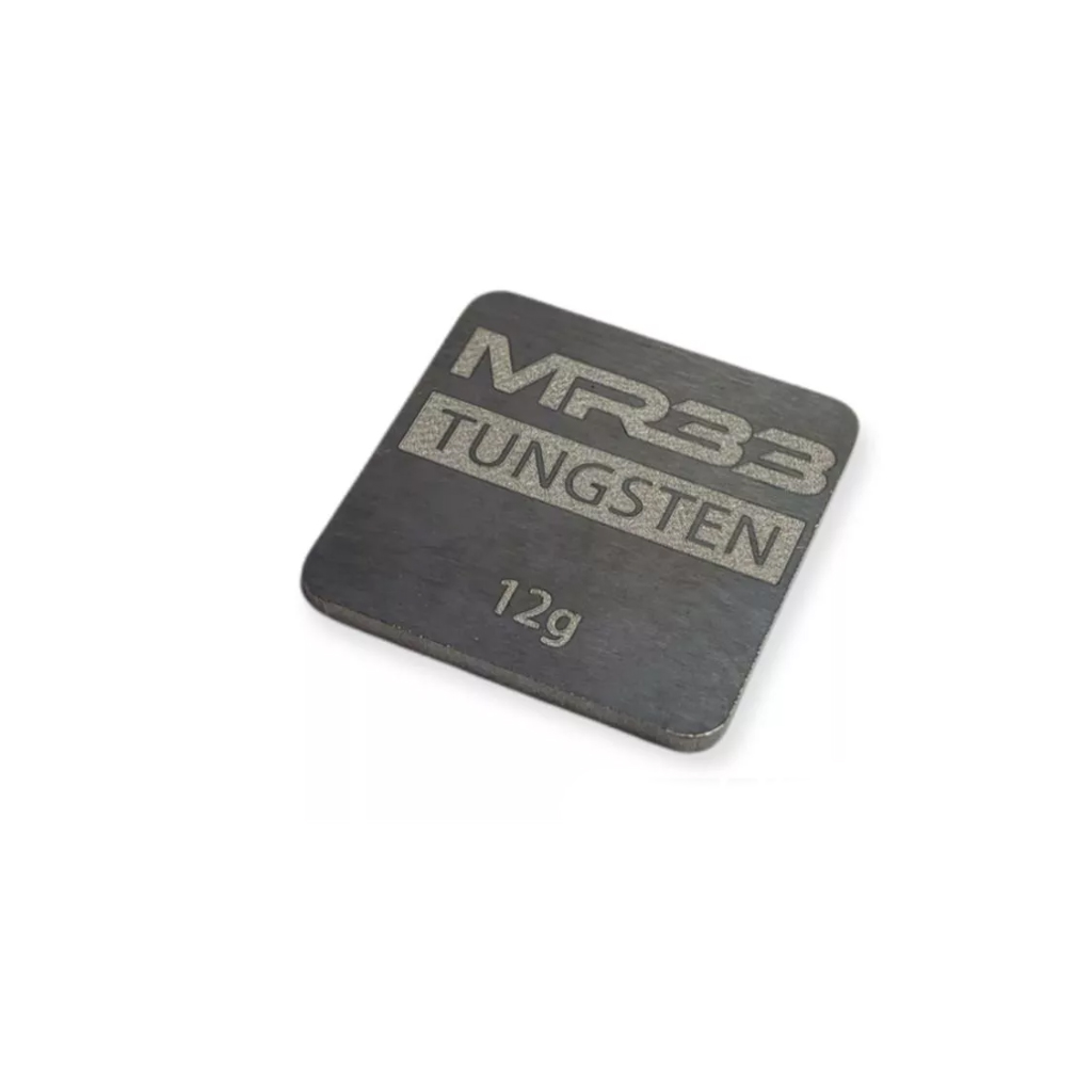 [MR33-TW-12G] MR33-TW-12G - MR33 Tungsten Weight - 21 x 21 x 1.5mm - 12g
