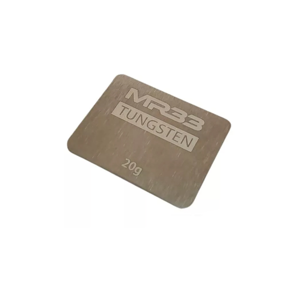 [MR33-TW-20G] MR33-TW-20G - MR33 Tungsten Weight - 24 x 30 x 1.5mm - 20g