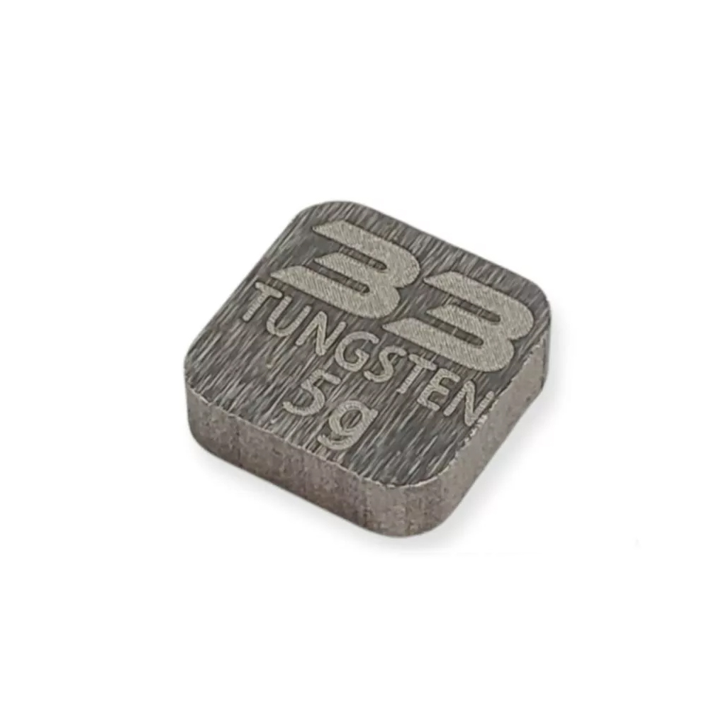 [MR33-TW-5G] MR33-TW-5G - MR33 Tungsten Weight - 10 x 10 x 3mm - 5g